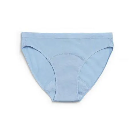 Menstruations-Unterhose Teen Bikini light blue medium flow - ImseVimse 