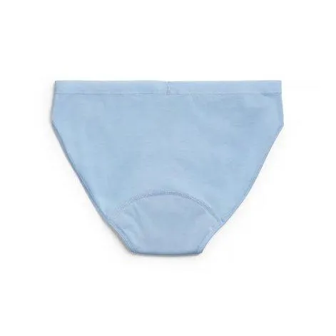 Menstrual underpants Teen Bikini light blue medium flow - ImseVimse 