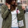 Ladies rain jacket Gemma ivy green