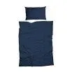 Louise uni, pillow case 65x65 cm indigo - lavie