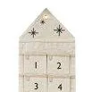 Calendrier de l'Avent Star étroit Sand - ferm LIVING