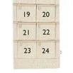 Calendrier de l'Avent Star étroit Sand - ferm LIVING