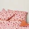 SOSTO dusty pink/caramel, Taie d'oreiller 65x65 cm - Journey Living