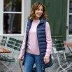 Ladies gilet long Bre dark navy - rukka