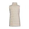 Gilet femme long Bre argenté - rukka