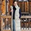 Ladies thermal gilet long Agnes seneca rock - rukka