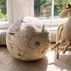 Sitzsack The World Off-white - ferm LIVING