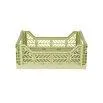 Midi Lime Cream storage basket - Aykasa