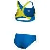 Bikini UVP 50+ Thrice Jr R blue china/soft green/white - arena