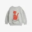 Sweat-shirt Cat Sp Grey Melange - Mini Rodini