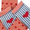 Socks set of 2 Heart Mix - Konges Sløjd