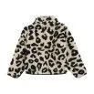 Jacke Leopard Sherpa Teddy Off White Beige - Little Man Happy