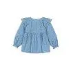 Bluse Kim Frill Billie Blue - Konges Sløjd