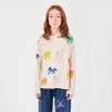 Langarmshirt Wonder Horse all over Offwhite - Bobo Choses