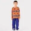 Langarmshirt Color Game All Over Brown - Bobo Choses