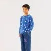 Beneath The Moon Blue long sleeve shirt - Bobo Choses