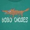 Langarmshirt The Clever Fox Dark Green - Bobo Choses