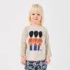 Little Tin Soldiers Light Brown long sleeve shirt - Bobo Choses