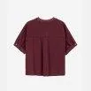 T-shirt Embroidery Bourgogne Rouge - Bobo Choses