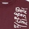 Sweat-shirt Once Upon A Time Bourgogne Rouge - Bobo Choses