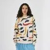 Sweat-shirt Brushstrokes imprimé multicolore - Bobo Choses