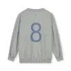 Sweat-shirt 8 Grey Melange Blue Moon - Gray Label