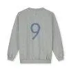 Birthday Sweatshirt 9 Grey Melange Blue Moon - Gray Label