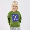 Sweat-shirt Funny Face Olive - Bobo Choses