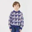 Pull en maille Fairy Dog all over jacquard jumper - Bobo Choses