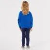 Knitted sweater Funny Face Blue - Bobo Choses