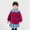 Cardigan Bobo Cherry intarsia Fuchsia - Bobo Choses