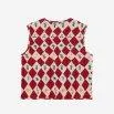 Vest Harlequin All Over Red - Bobo Choses