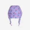 Baby cap Chapka Cherry all over Purple - Bobo Choses