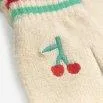 Baby mittens Cherry Offwhite - Bobo Choses