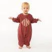 Baby one-piece Diamond Tiny Burgundy - tinycottons