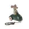 Mouse car dark green - Maileg