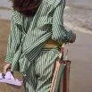 Pajama pants striped Green - Kahani Dor