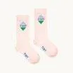 Triangle Tiny Soft Pink socks - tinycottons