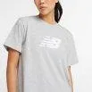 T-Shirt Sport Jersey Relaxed Logo Athletic Grey - New Balance