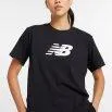  T-shirt Sport Jersey Relaxed Logo Noir - New Balance