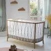 Baby crib KIMI Kit 120 with mattress & mattress topper Organic Desert - Charlie Crane