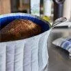 Toppu Clay/Optic Blue bread basket - OYOY