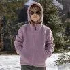 Sammy kids sherpa fleece mauve shadows x - rukka