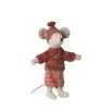 Winter mouse with ski set Big sister Rose - Maileg