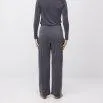 Cupro High Waist Pants purple gray - Moya Kala