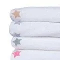 Bath Towel Stars Gray