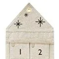 Adventskalender Star Sand/Black