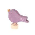 Plug figure sitting bird