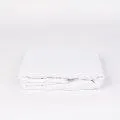 Linus uni, blanc Drap-housse 90x200+35 cm