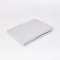 VALBY silver fitted sheet 90-100x200cm